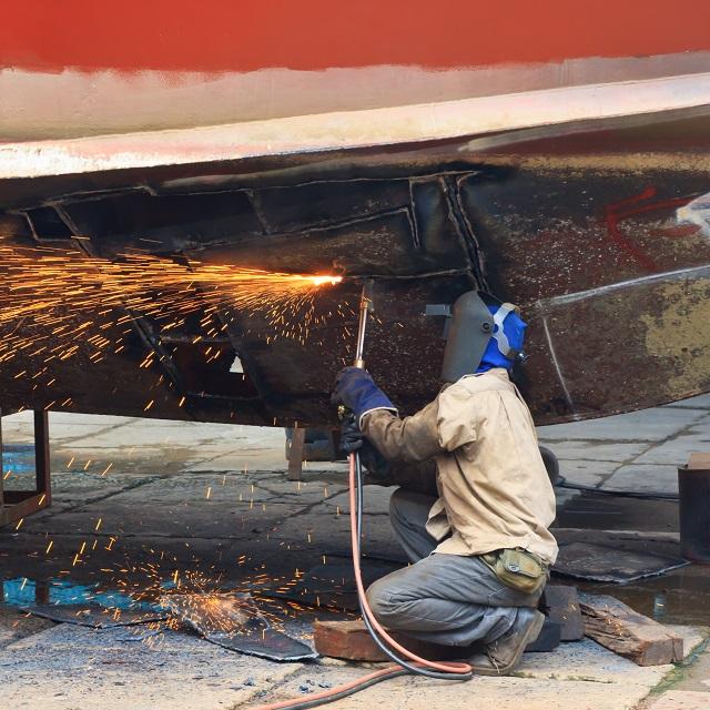 Marine hot work Permit to Work (PTW) systems